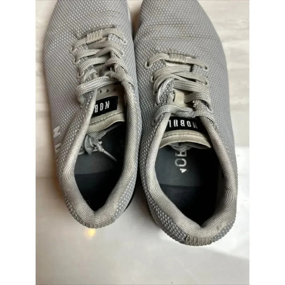 Nobull Superfabric Gray Unisex trainer shoes size Women's 8.5 / Men's 7 - Picture 10 of 16